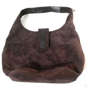 KIMCHI BLU  Boho Brown Suede Bag